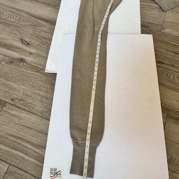 John Elliott Beige Cotton Drop Crotch Slim Sweatpants Jogger Pants Sz 2 = Medium - Picture 8 of 8